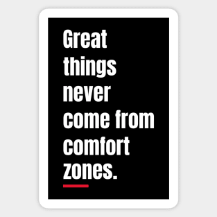 Comfort zone Sticker